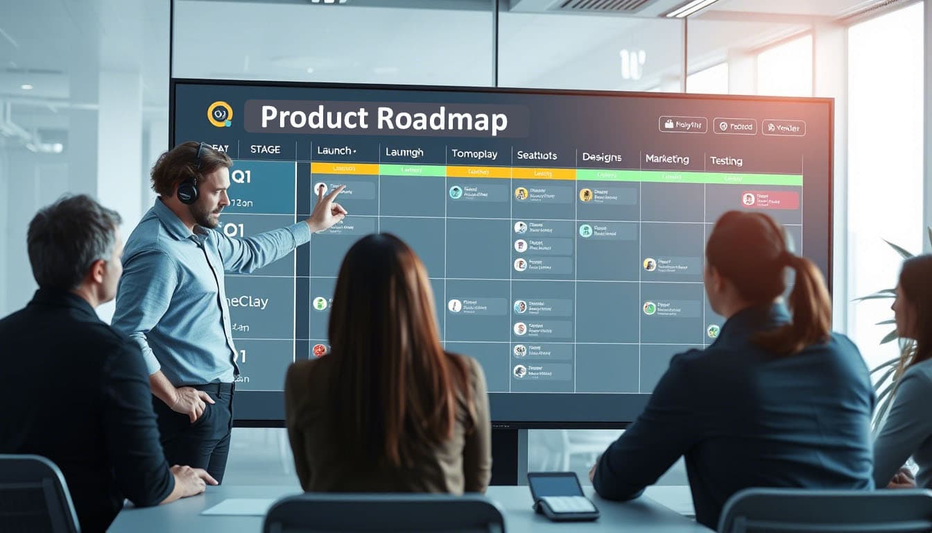 دشبورد دیجیتال نقشه راه محصول