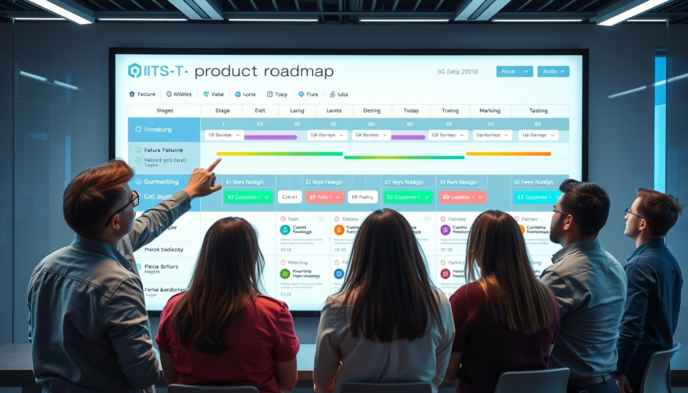 تدوین نقشه راه محصول