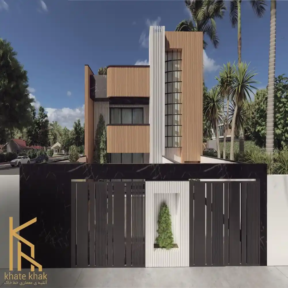پروژه بازسازی نمای خانه خط خاک