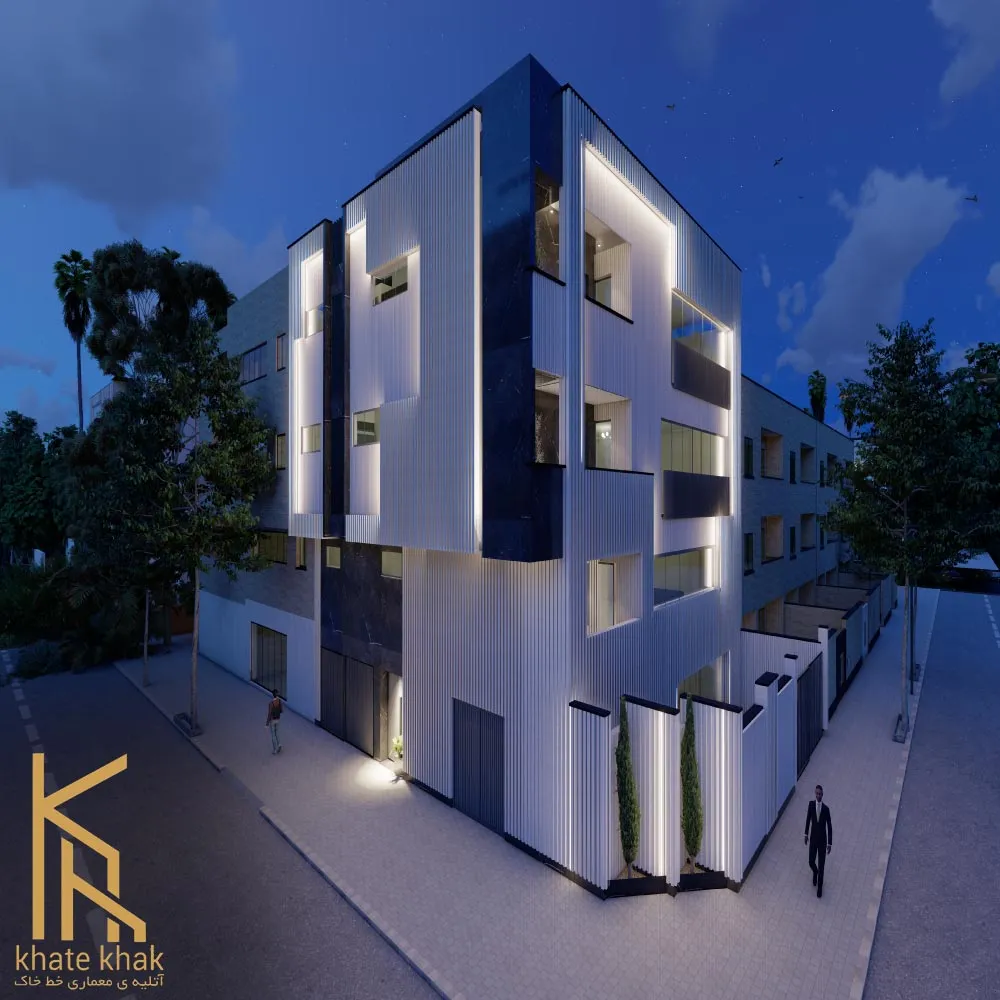 بازسازی نمای مسکونی سه راه سیمین خط خاک