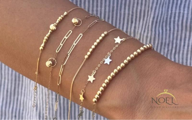 انواع طلا ظریف برای روزمره از نو ال گالری