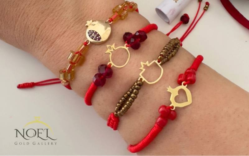 انواع دستبند طلا هدیه یلدا