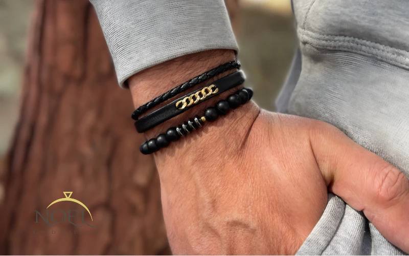 انواع دستبند طلا مردانه