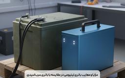 مزایا و معایب باتری لیتیومی در مقایسه با باتری سرب‌اسیدی