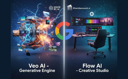هوش مصنوعی گوگل دو ابزار ویدیوساز دارد، اما تفاوت اصلی آن‌ها چیست؟ (Flow در مقابل Veo)