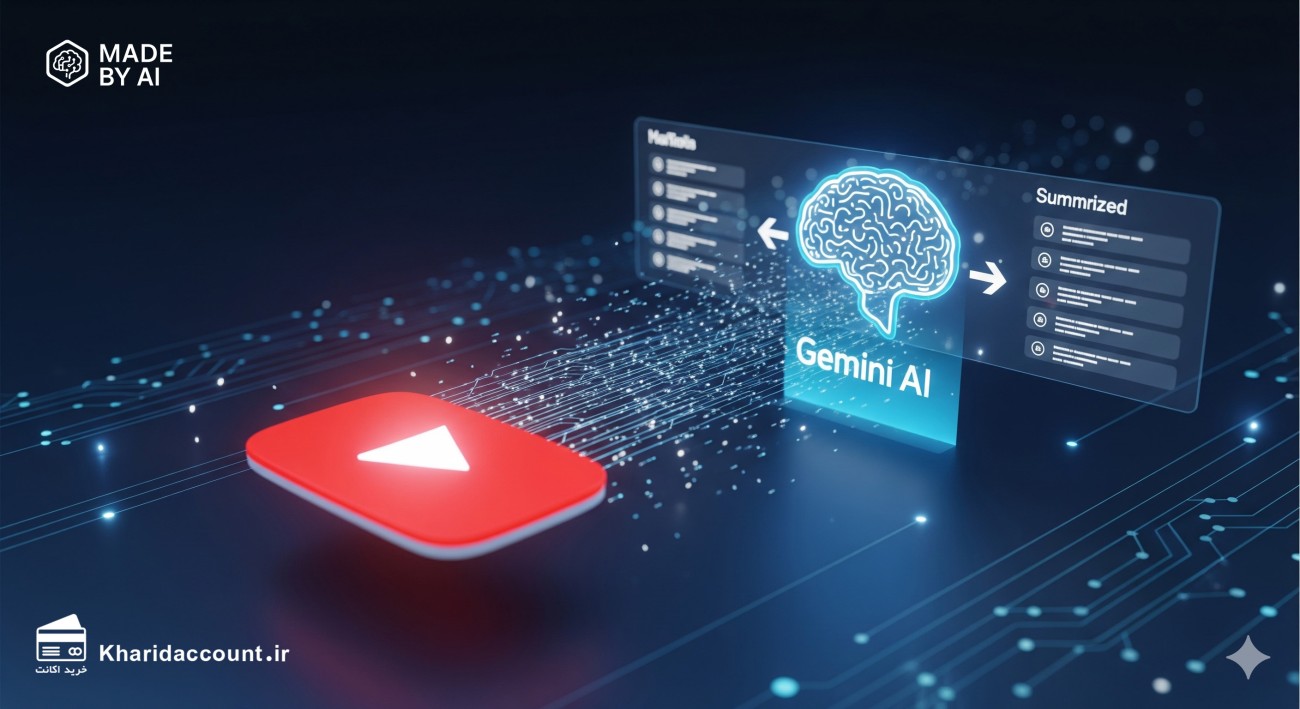 برگرفته از مقاله تبدیل ویدیو یوتیوب به متن با گوگل جمینای در سایت خرید اکانت