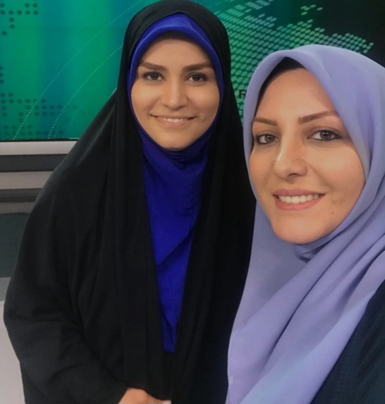 سحر امامی مجری شبکه خبر و المیرا شریفی خبرنگار صدا وسیما