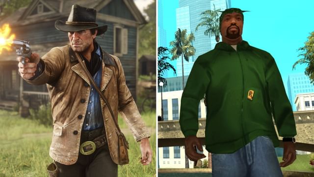 Rdr2 و GTA: San Andreas