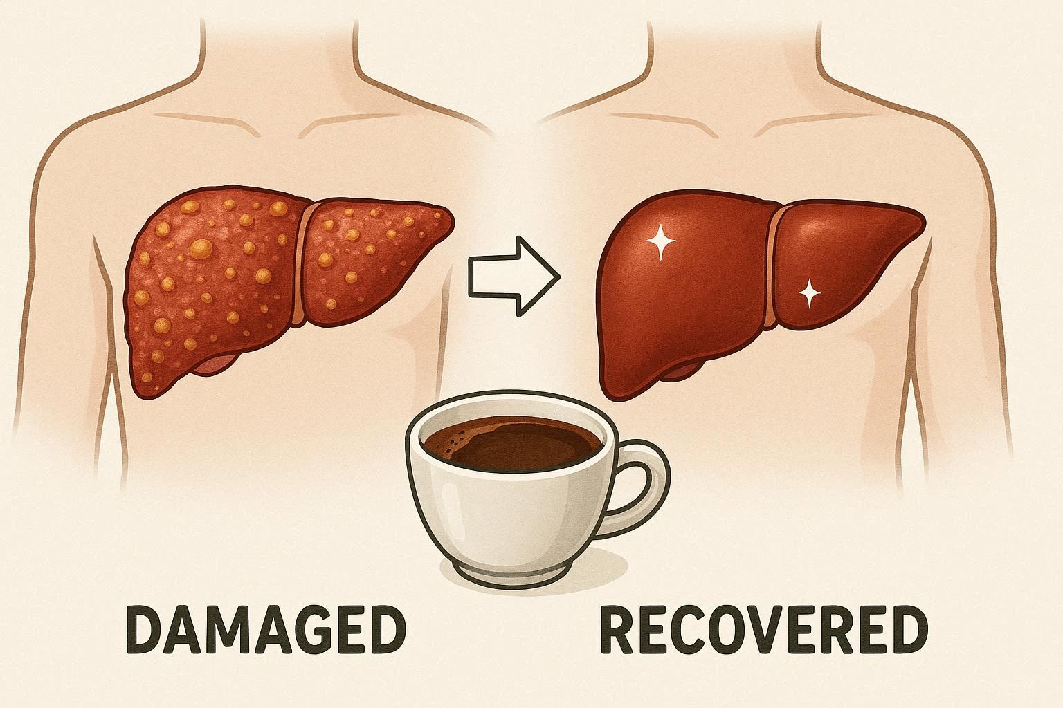 درمان کبد چرب خود را به دست قهوه بسپار