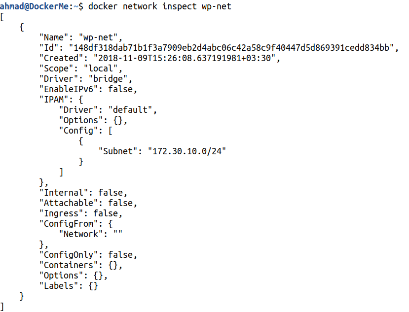 docker network inspect wp-net