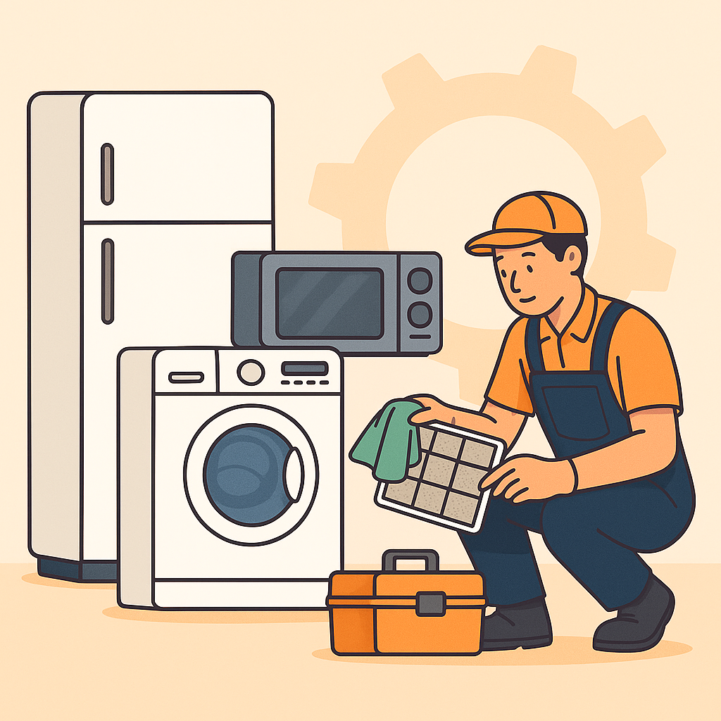 چطور با سرویس دوره‌ای ساده، مصرف برق لوازم خانگی را کم کنیم؟