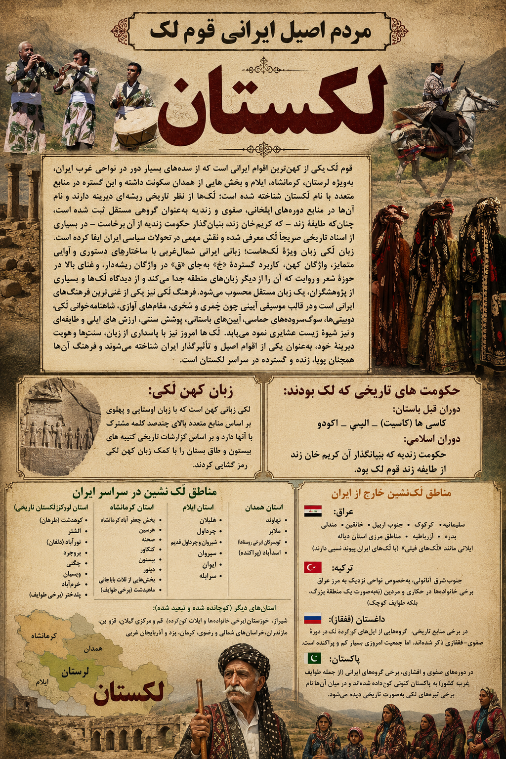براکت معرفی مختصر قوم لک