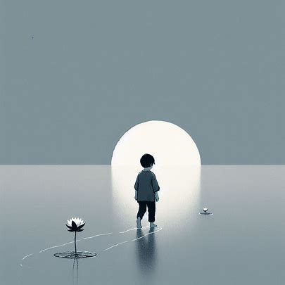 پسرک در مسیر زندگی