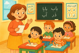 جادوی املا: قدم‌به‌قدم تا نوشتن بی‌اشتباه در کلاس اول»