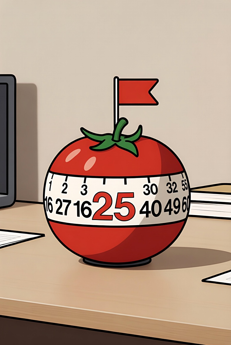 «جادوی پومودورو: فرمول طلایی تمرکز و بهره‌وری»