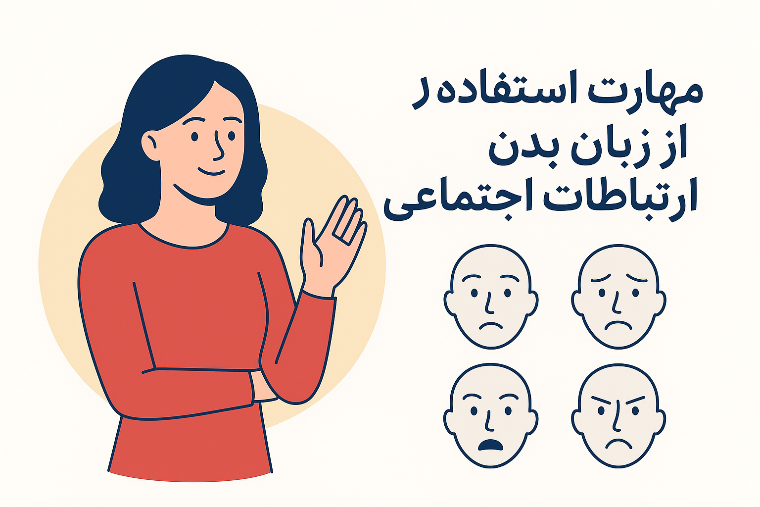 استفاده از زبان بدن در ارتباطات اجتماعی | راهنمای طلایی برای افزایش تاثیرگذاری