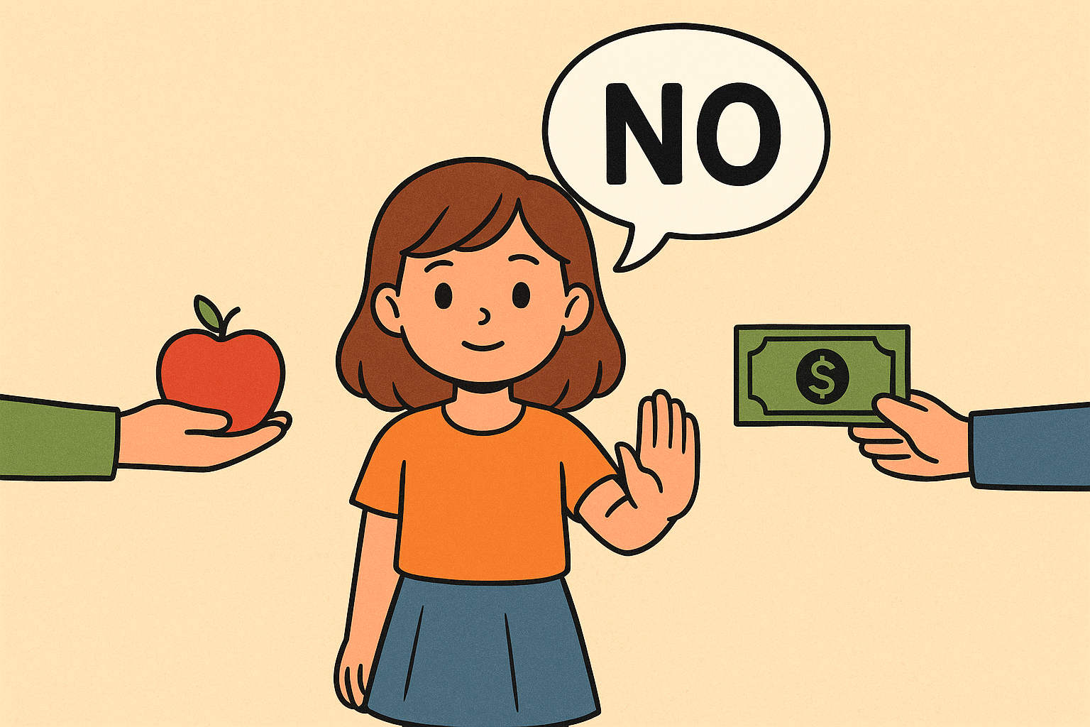 آموزش مهارت نه گفتن با بازی