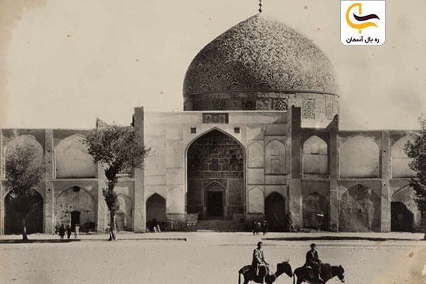 عکس قدیمی ازمسجد شیخ لطف الله میدان امام اصفهان