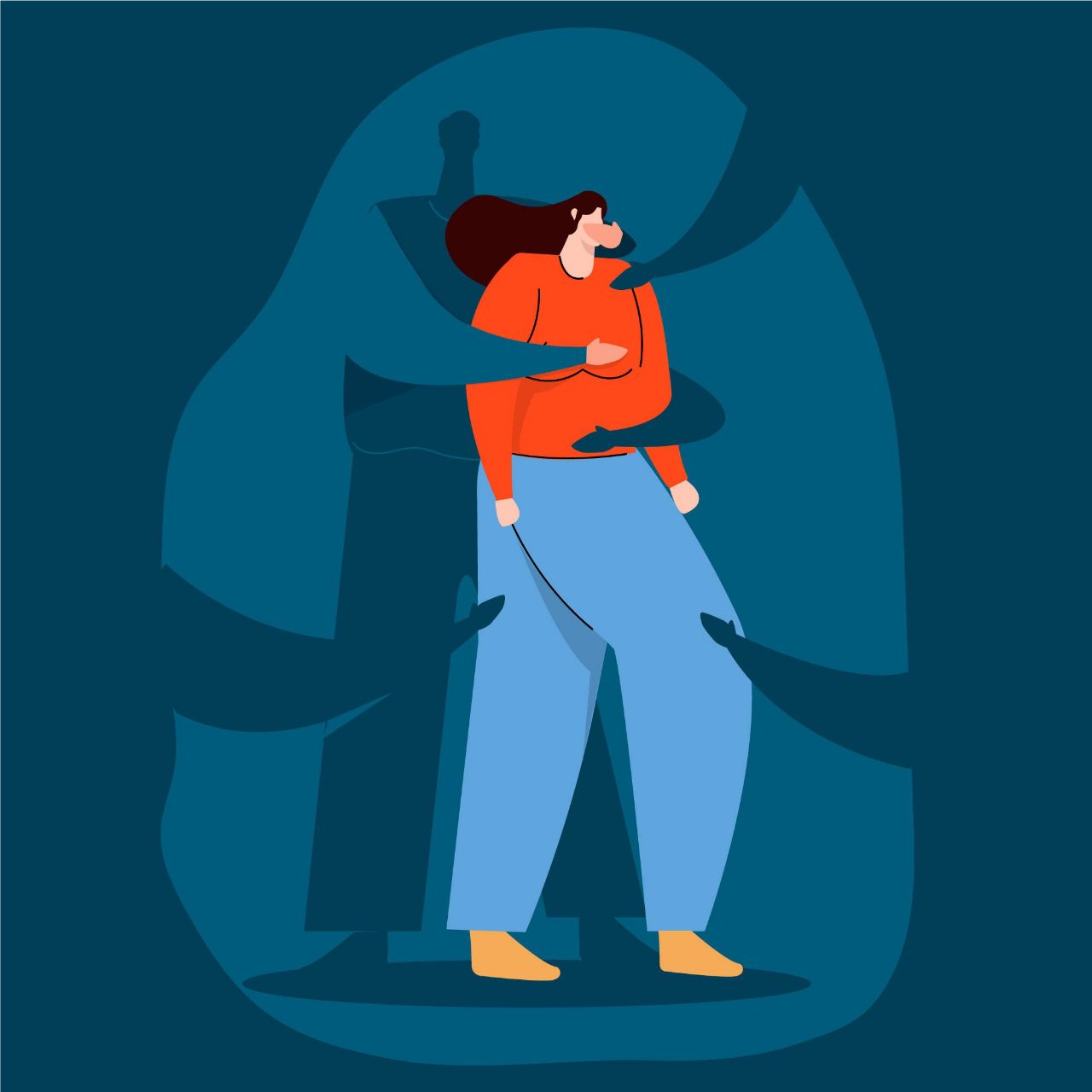 تجاوز جنسی یکی از اتفاقات با فشار روانی شدید که باعث تروما میشود.