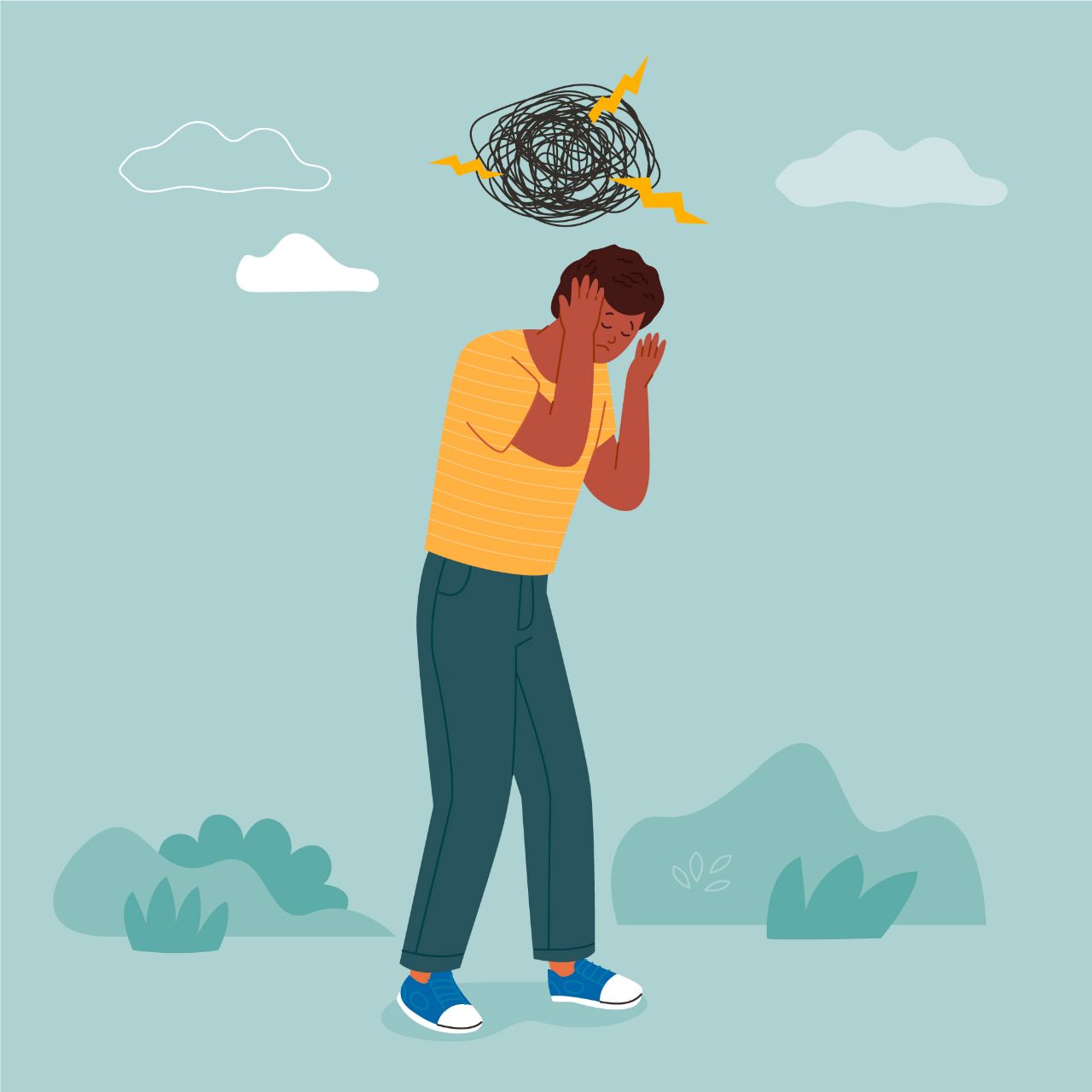 نشخوار باعث تثبیت و تشدید خلق منفی می‌شه و می‌تونه افسردگی رو بدتر کنه.