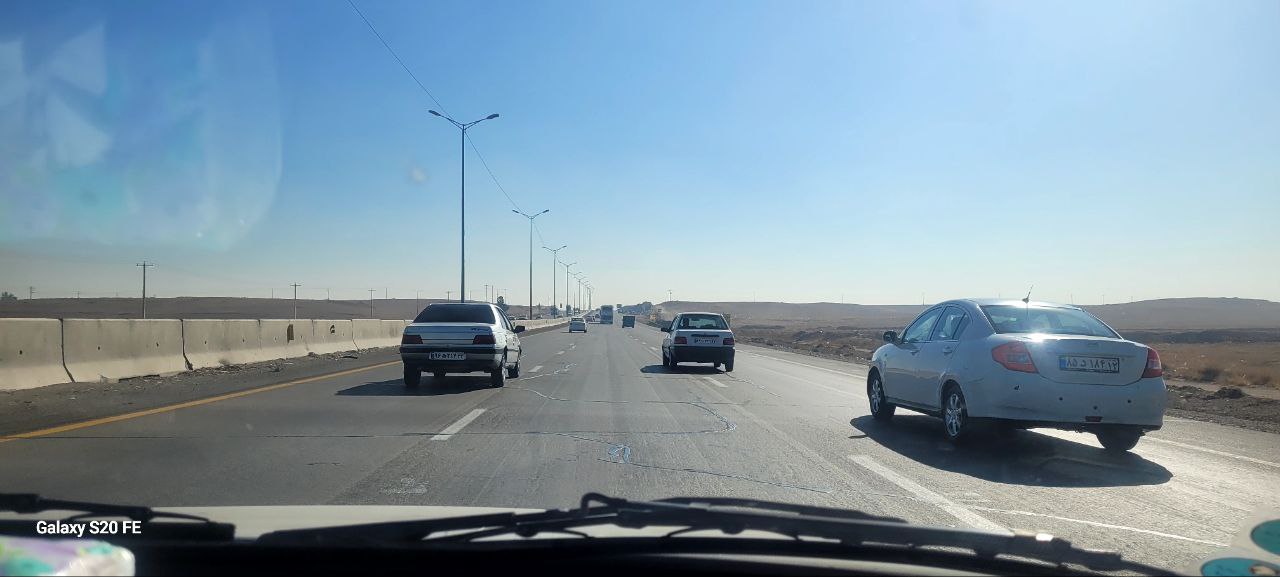 جاده مشهد نیشابور به طرف روستای گرینه