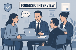 اصول، ساختار و ملاحظات حرفه‌ای در مصاحبه‌های فارنزیک دیجیتال