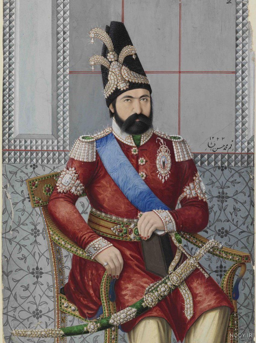 نگاره ی محمدشاه قاجار
