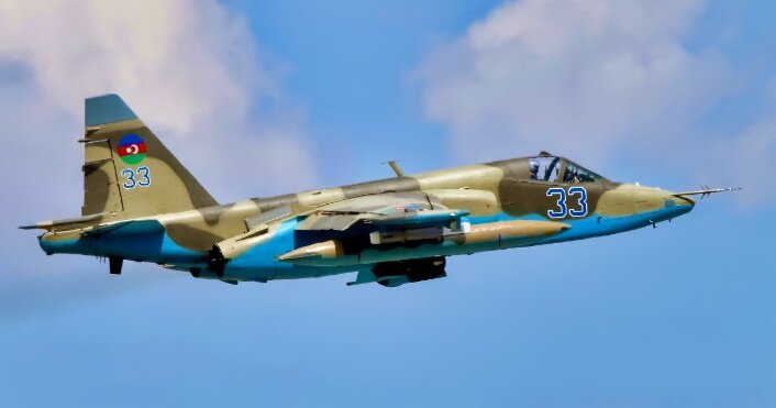 سوخو ۲۵ متعلق به جمهوری آذربایجان