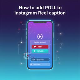آموزش اضافه کردن poll در کپشن‌ پست های اینستاگرام