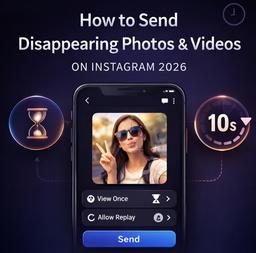 چگونه در اینستاگرام عکس و ویدیو یکبار مصرف ارسال کنیم؟