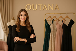 وبسایت مزون طراحی لباس های مجلسی دخترانه و زنانه اوتانا