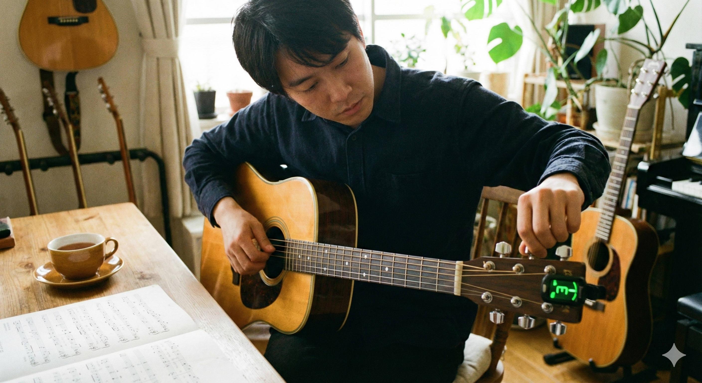 نحوه اتصال صحیح تیونر به سردسته برای کوک دقیق سیمها