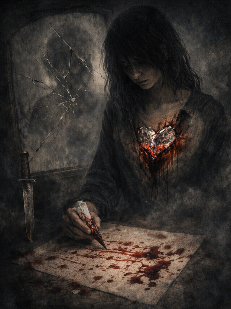 قلمم را آغشته به خون خود کردم...