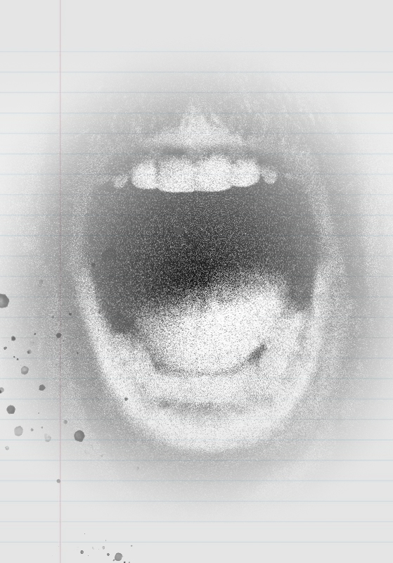 فریاد روی کاغذ