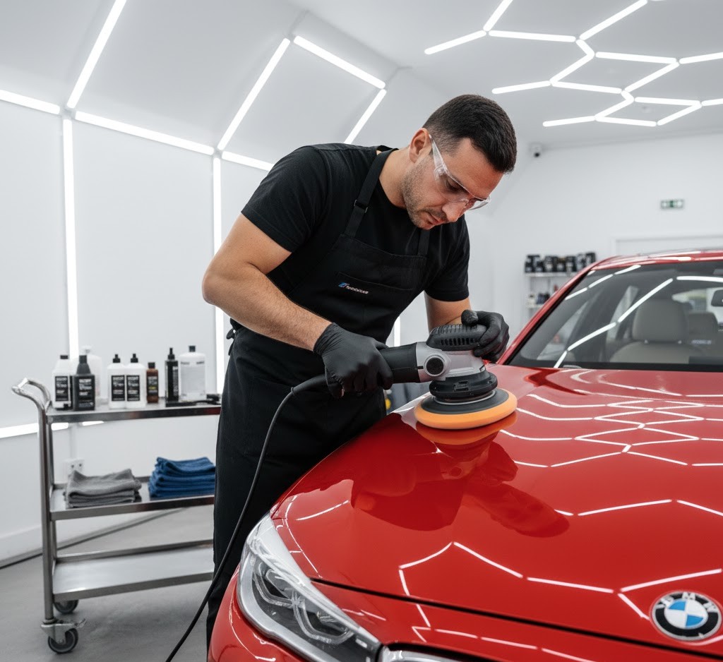 پولیش بدنه با دستگاه