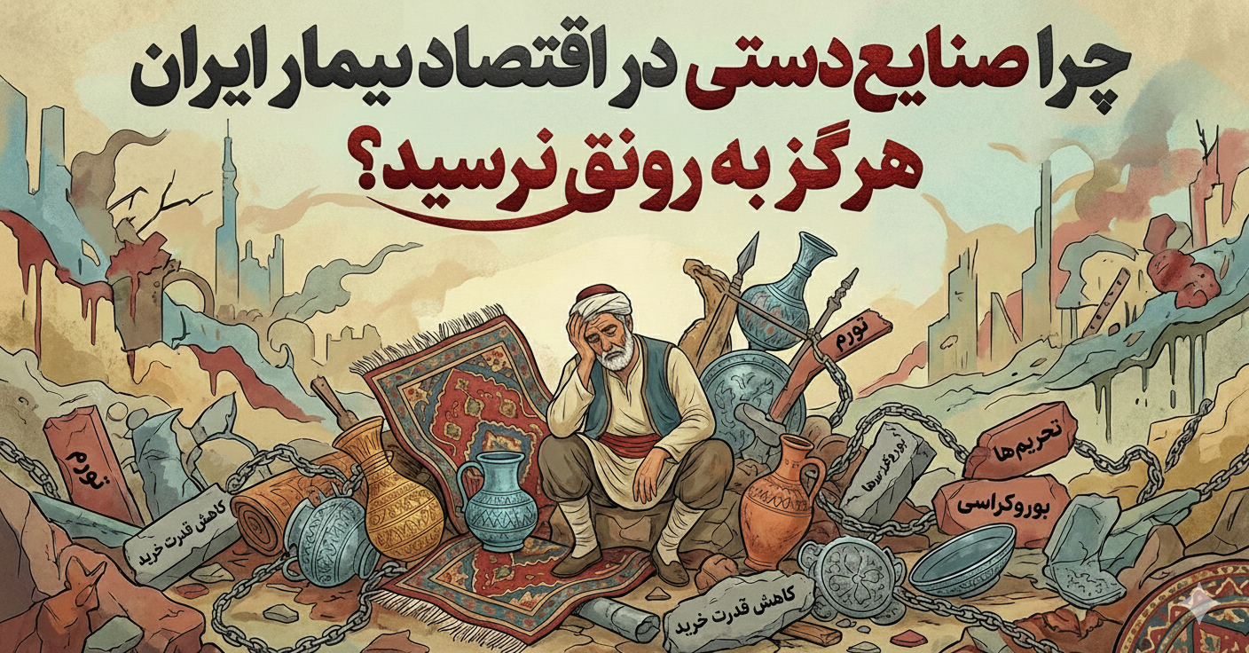 چرا صنایع‌دستی در اقتصاد بیمار ایران هرگز به رونق نرسید؟