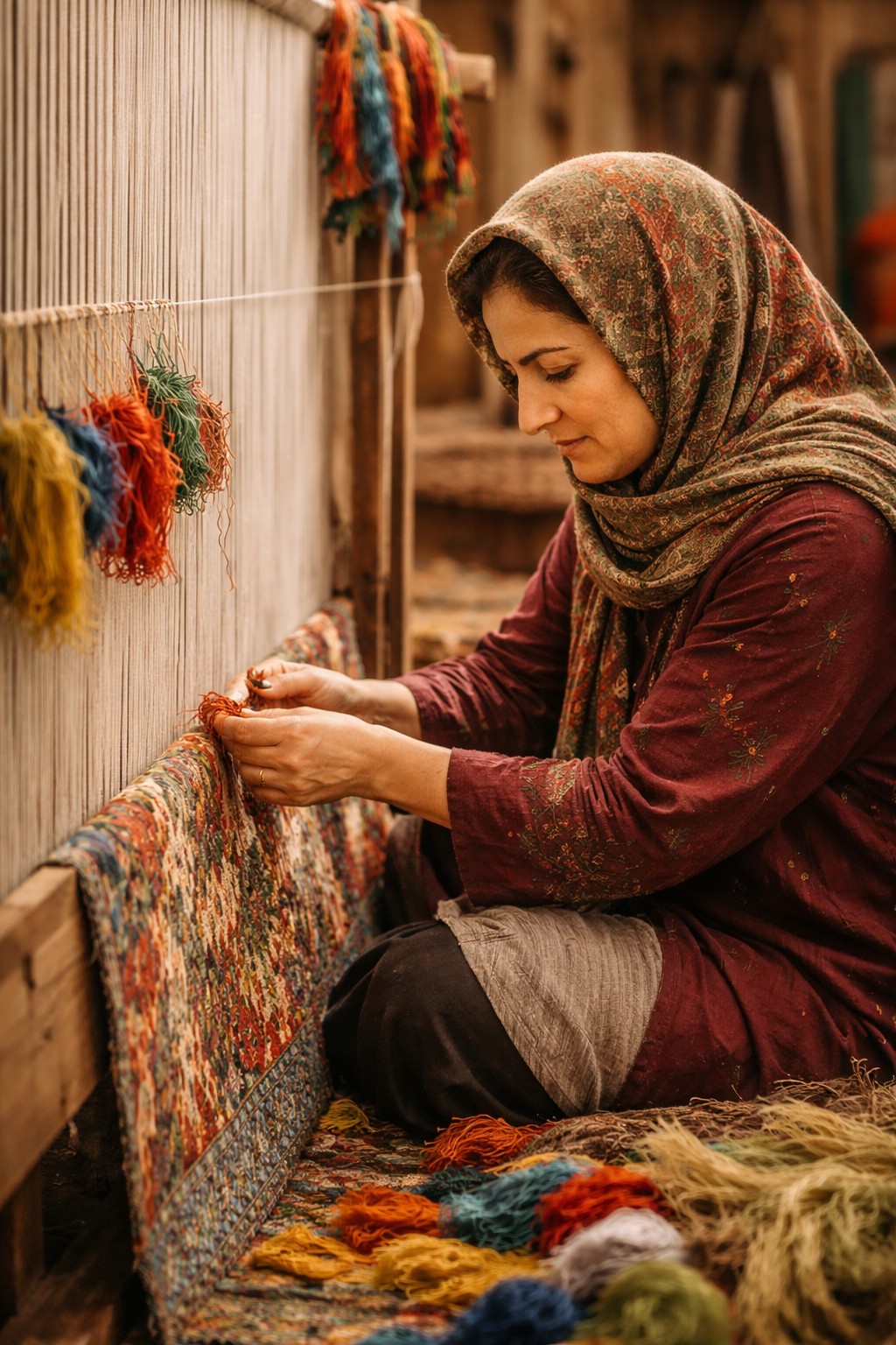 نقش زنان در توسعه صنایع دستی