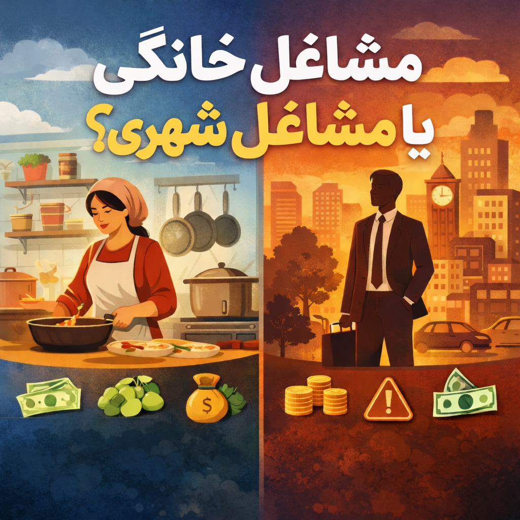 مشاغل خانگی یا مشاغل شهری؟