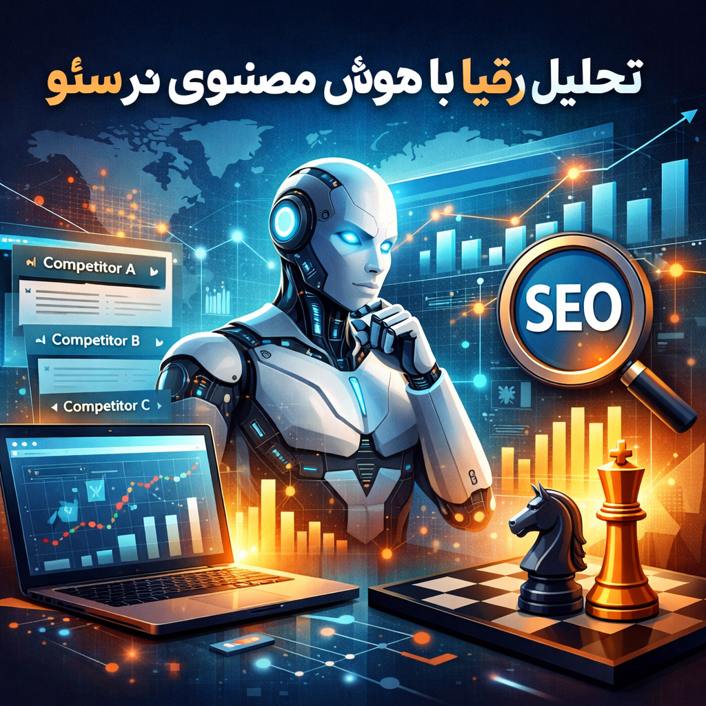 استفاده از هوش مصنوعی برای تحلیل رقبا در سئو