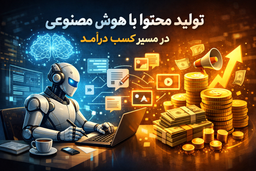 تأثیر تولید محتوا با هوش مصنوعی در کسب درآمد