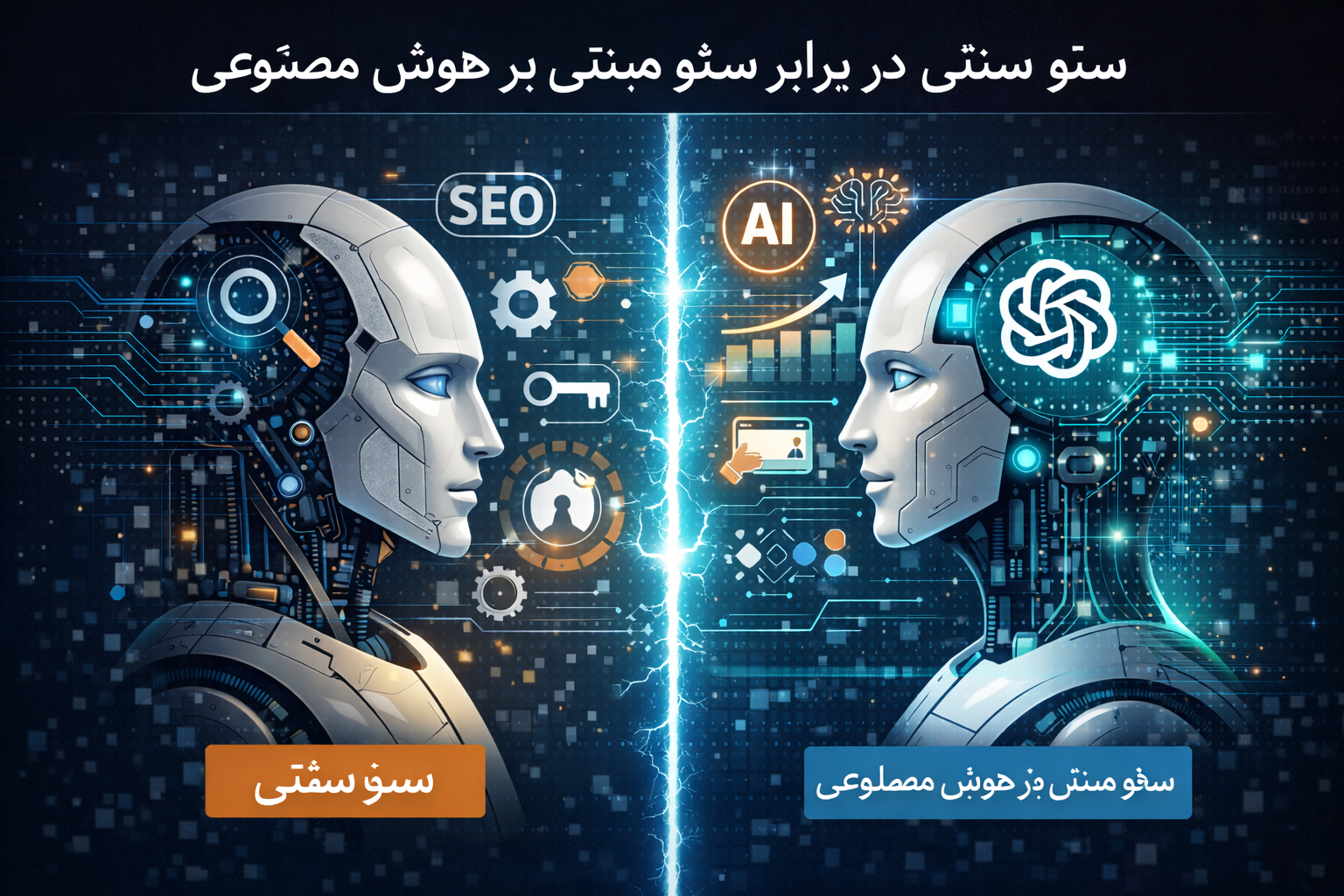 سئو سنتی در برابر سئو مبتنی بر هوش مصنوعی