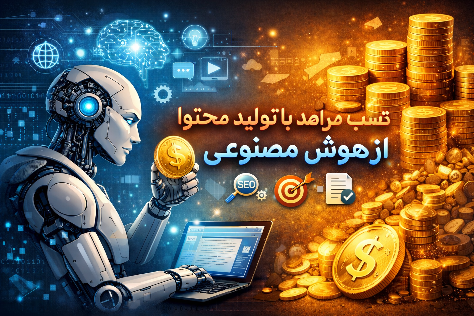 کسب درآمد با تولید محتوا از هوش مصنوعی