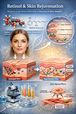 رتینول و جوانسازی پوست؛ بررسی پژوهشی نقش رتینوئیدها در بازسازی ساختاری پوست