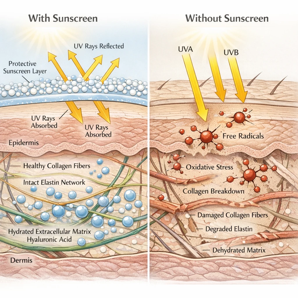 ضد آفتاب؛ خط اول دفاع پوست در برابر پیری زودرس و تخریب ساختاری