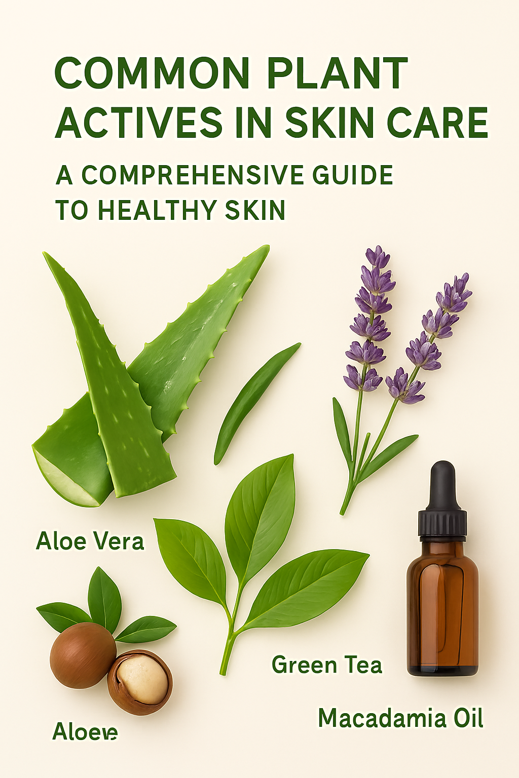 اکتیوهای گیاهی پرکاربرد در مراقبت از پوست: یک راهنمای جامع برای داشتن پوستی سالم