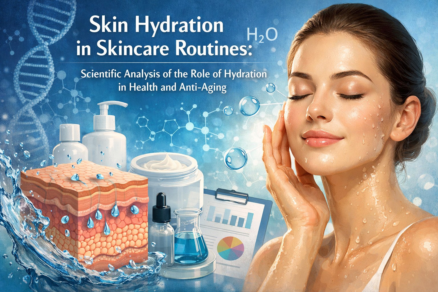 آبرسان پوست در روتینهای مراقبت پوستی؛ تحلیل علمی نقش هیدراتاسیون در حفظ سلامت و جوانی پوست