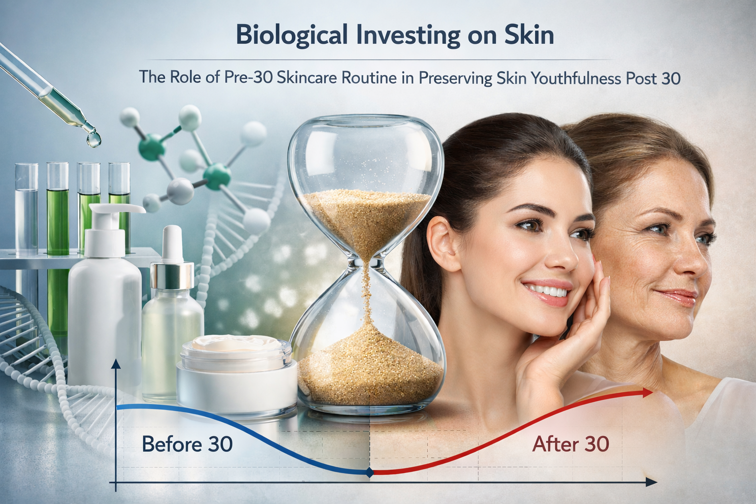 سرمایهگذاری بیولوژیک بر پوست: نقش روتین پوستی زیر ۳۰ سال در جوان نگه داشتن پوست از ۳۰ سال