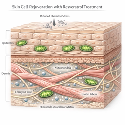 رزوراترول؛ مهندسی هوشمند جوانسازی پوست با یک پلی‌فنول چندبعدی