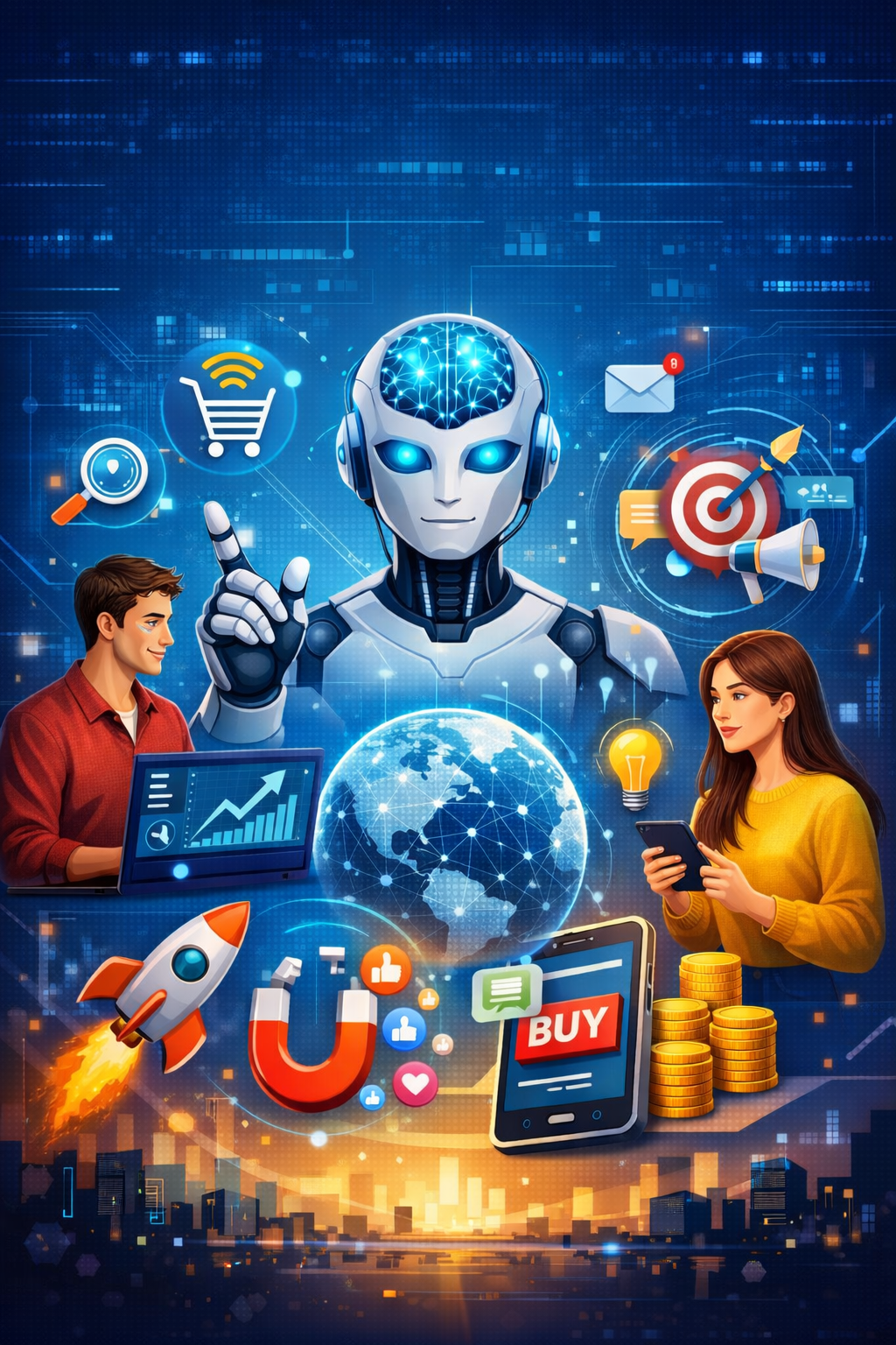 راهنمای عملی استفاده از هوش مصنوعی در دیجیتال مارکتینگ کسب‌وکارهای نوپا