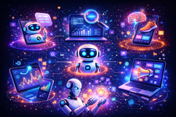 انواع هوش مصنوعی در دیجیتال مارکتینگ، ۷ ابزار هوشمند که بازاریابی دیجیتال را متحول کردند